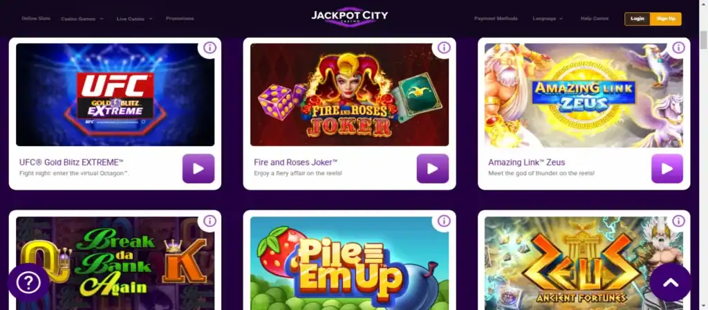 Jackpot City Casino Slots